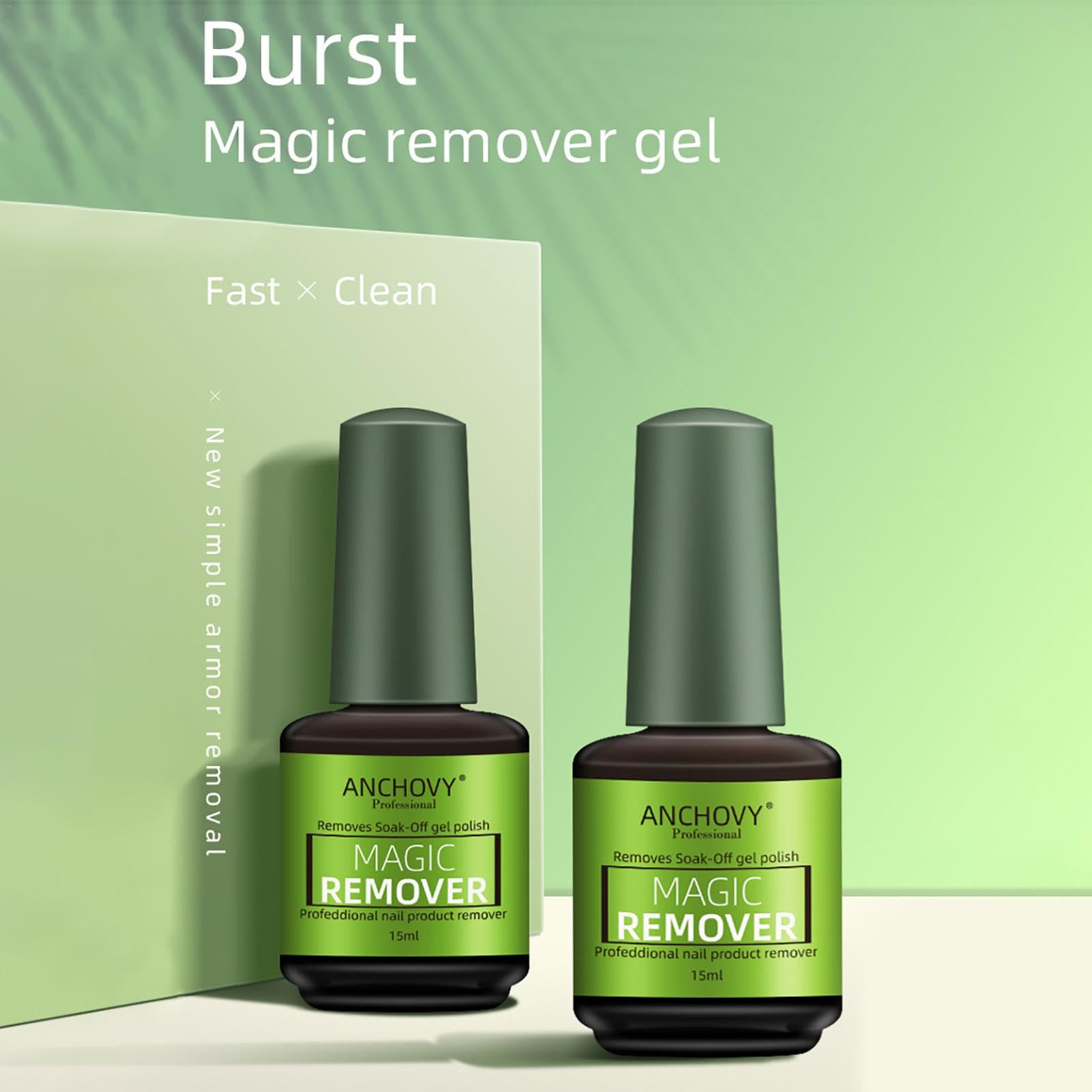 Removedor ANCHOVI De Gelish Para Uñas 15ml - Quita Esmalte De Gel Mágico Sin Dañar