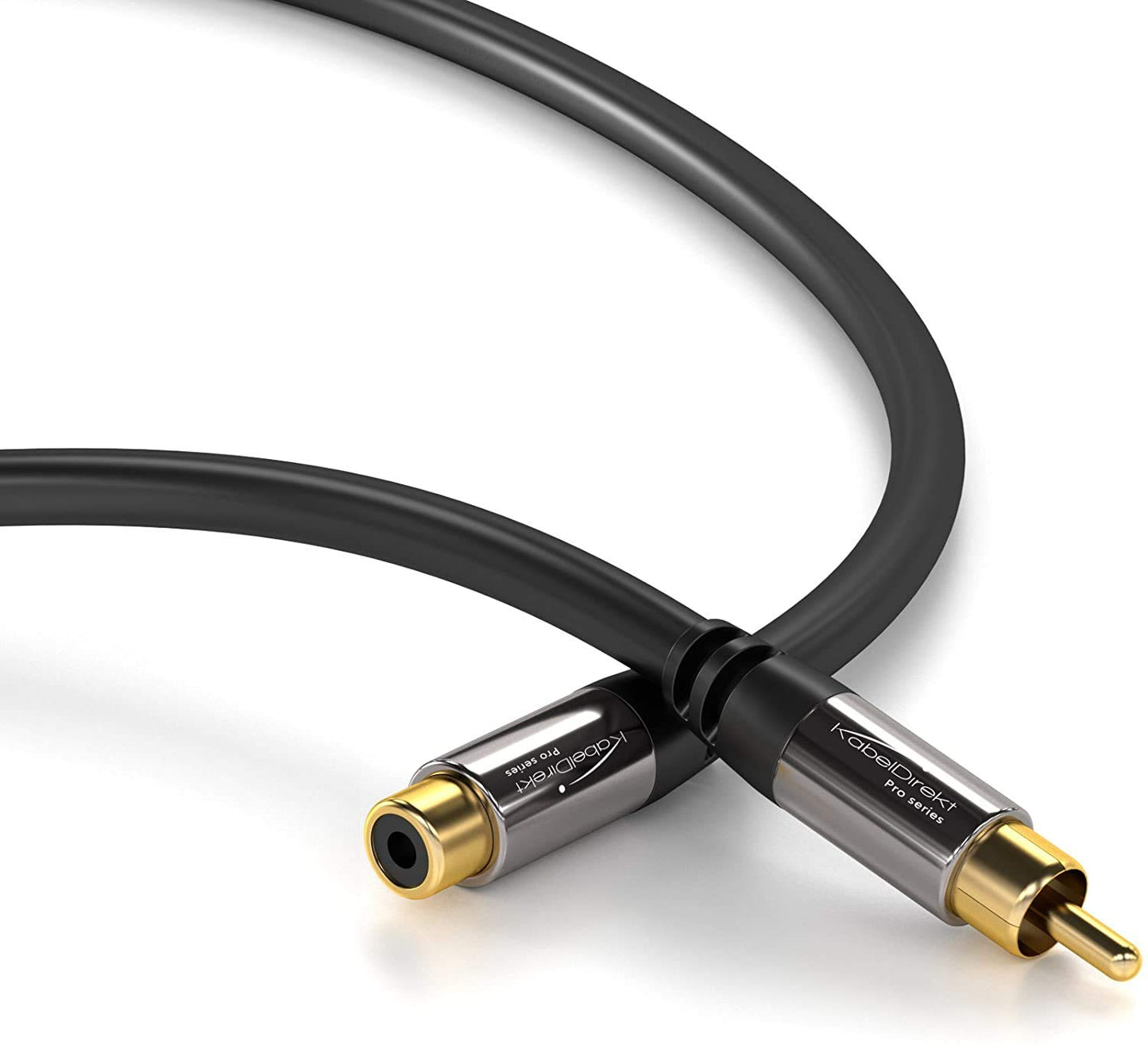 KabelDirekt – Cable de extensión Cinch – 20ft/6m
