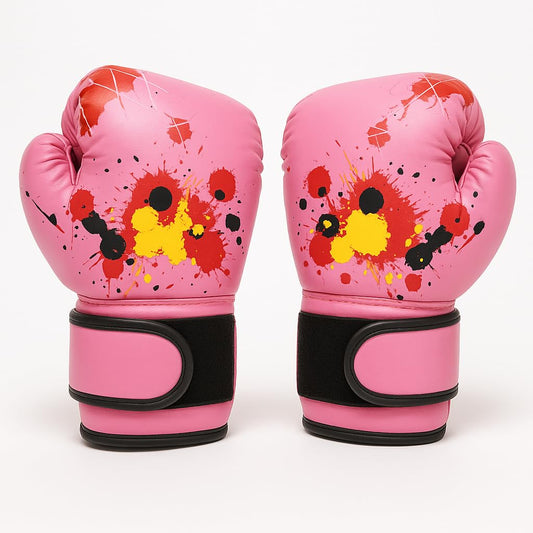Guantes de Boxeo para niños de Poliuretano para Sparring y Entrenamiento, para niños de 2 a 11 años, Color Rosa Equipo Deportivo Infantil