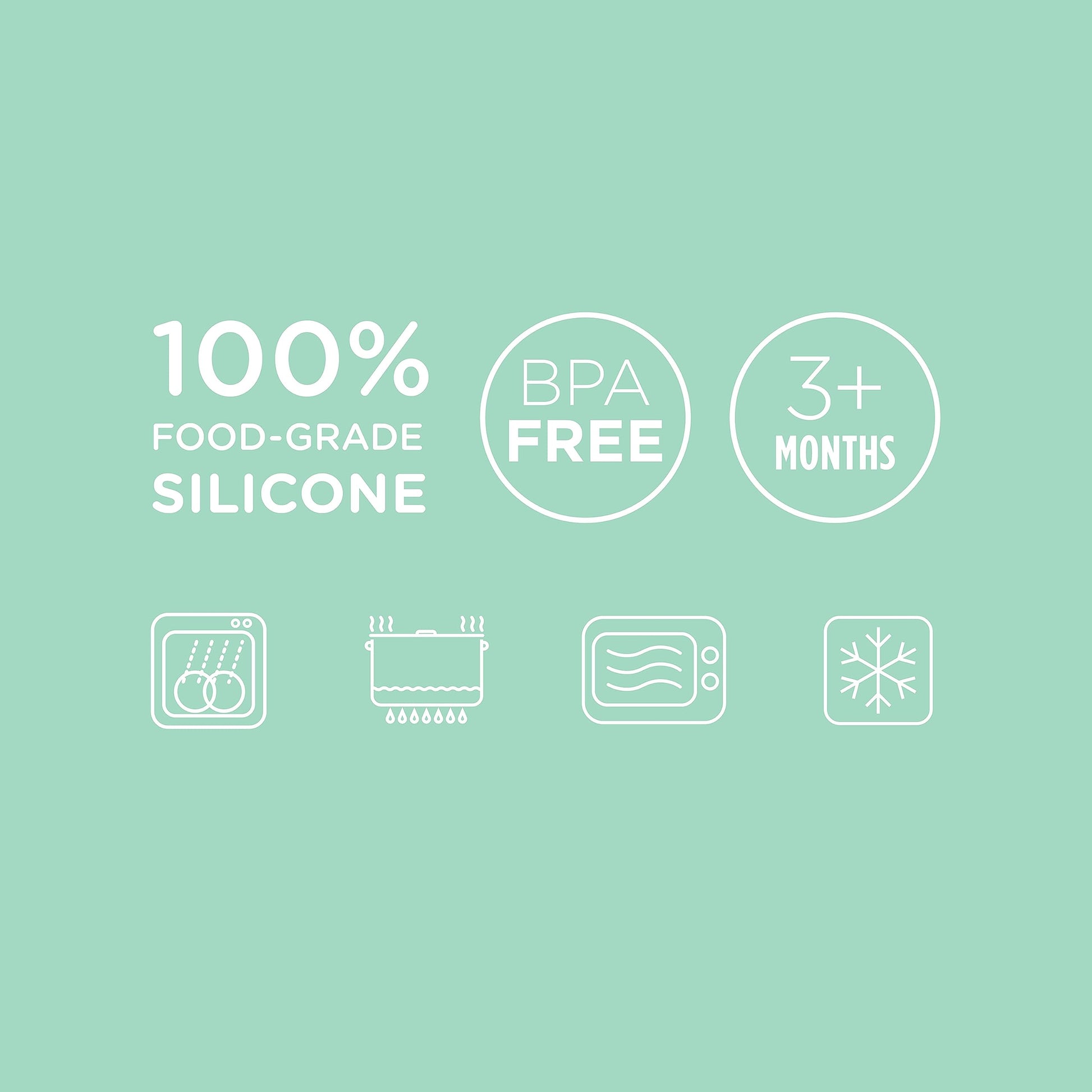 Cuchara de Alimentación Olababy Silicona Suave con Punta LED para Padres