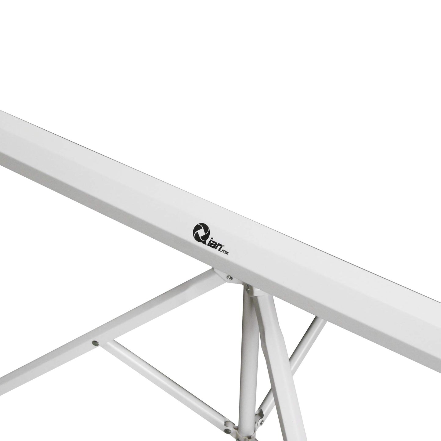 Qian Pantalla de Proyector con Soporte 120 Pulgadas, Pantalla de proyección con trípode Antiarrugas y Plegable, Blanco Mate.
