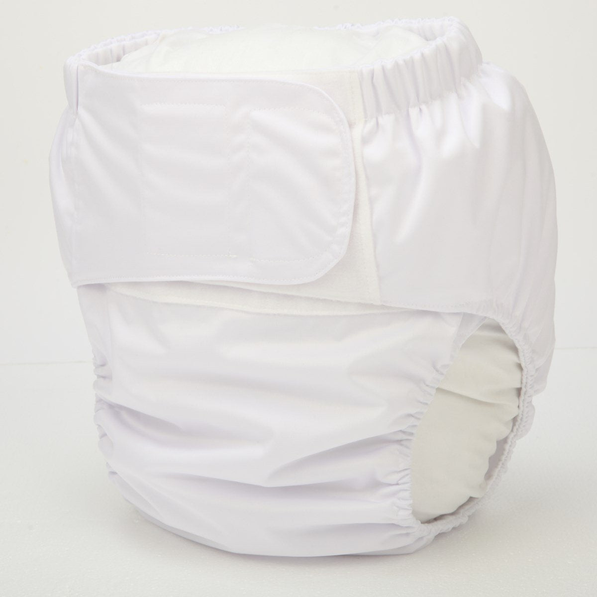 Sigzagor - Pañal de tela reutilizable para adultos y adolescentes, lavable para incontinencia con discapacidad, White (Large 26in to 50in)