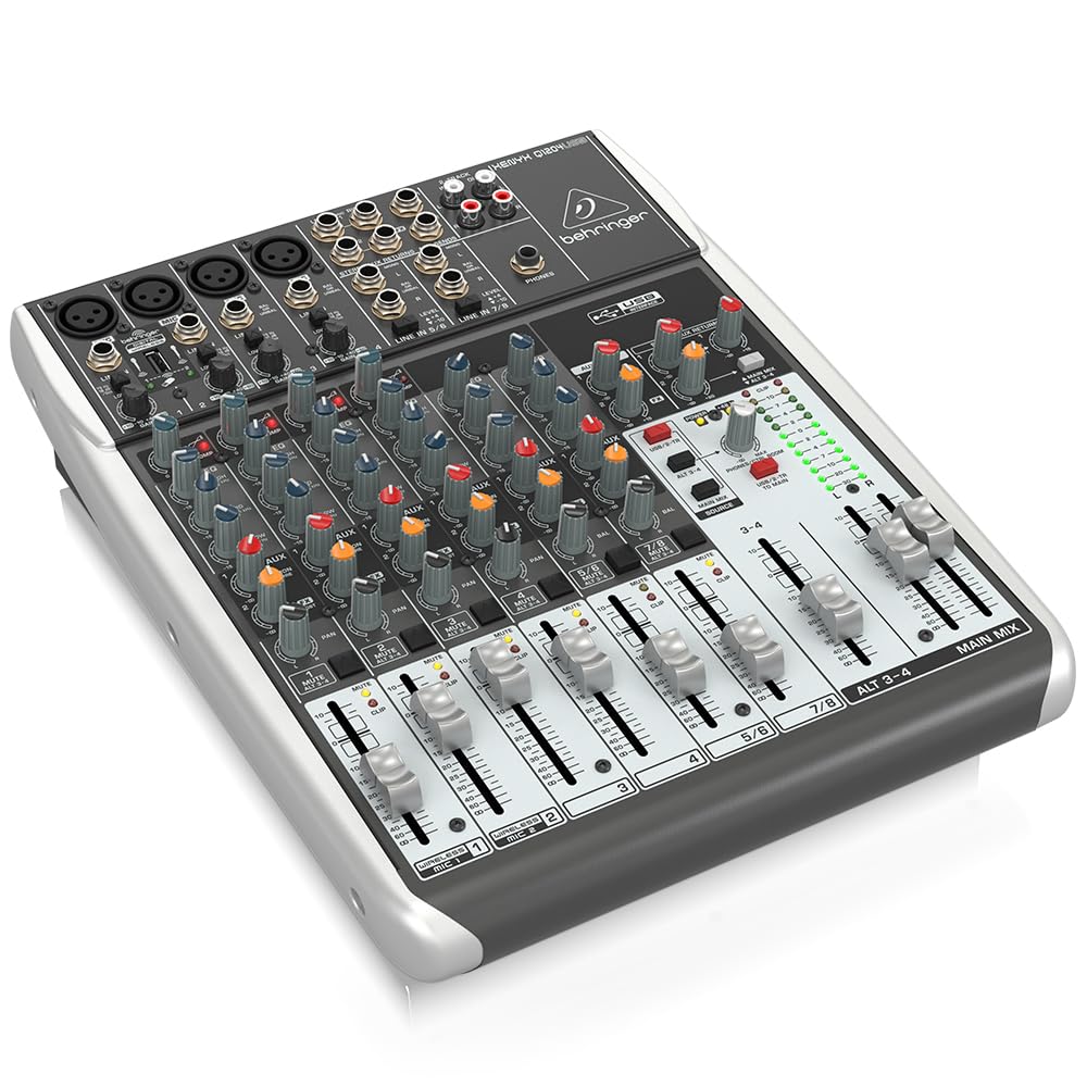 Behringer Q1204Usb Dj Mixer - Mezclador Para Dj