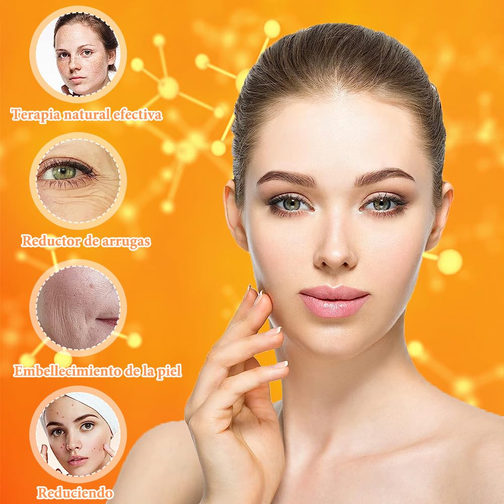 Máquinas Faciales de Alta Frecuencia, Alta Frecuencia Facial, Máquinas Faciales, Equipo De Alta Frecuencia Para La Piel, Viene con 4 Tubos Diferentes, Aguja para El Acné, Espejo e Hisopo con Alcohol