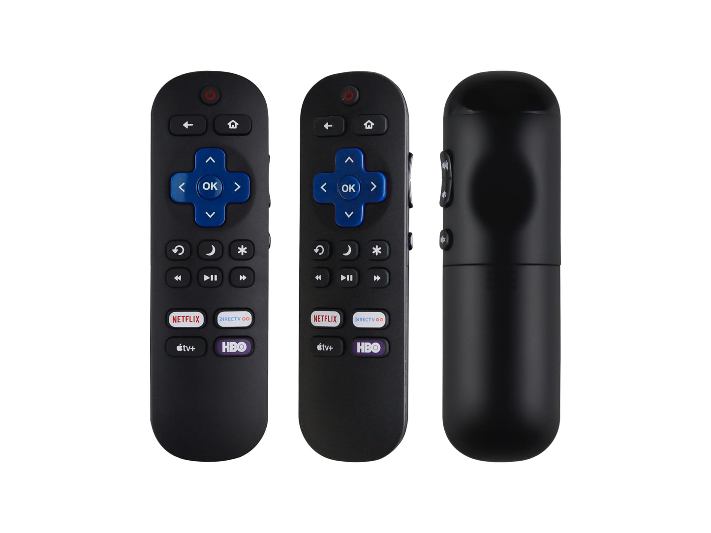 Control Remoto Compatible con Roku TV Hisense Atvio Sharp Sanyo TCL Polaroid Smart TV Netflix HBO Apple TV Directv Go, JVC, Philips