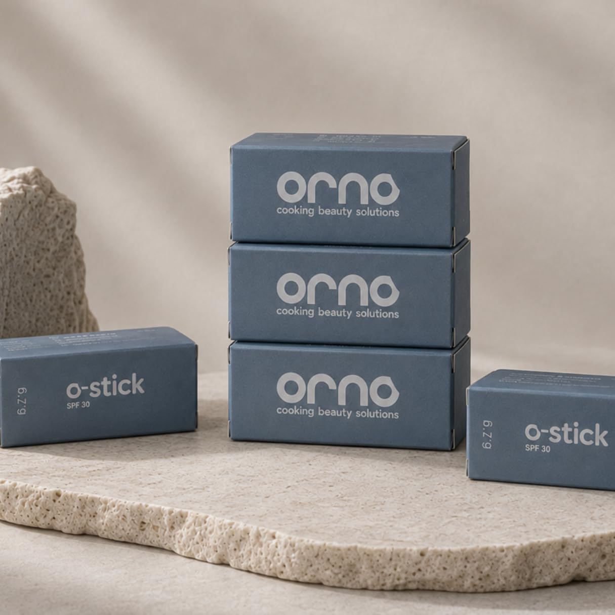 ORNO O-Stick Bálsamo Labial Protector solar SPF 30 con Vitamina E y Manteca de Karité