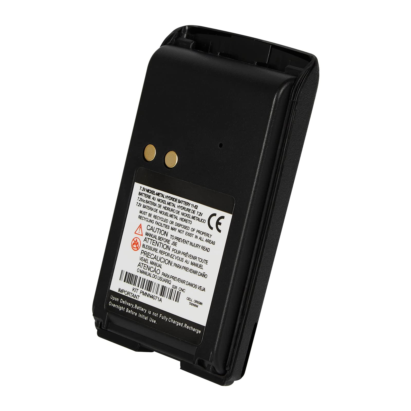 AWEDAS Paquete de 3 pilas BPR40 de 7.2 V con 6 clips para cinturón (actualizado) para Motorola Radio Mag One BPR40 BC130 A6 A8 PMNN4071 PMNN4075 PMNN4075AR PMNN4071A PMNN4071AR PMNN4071AC MAC Batería