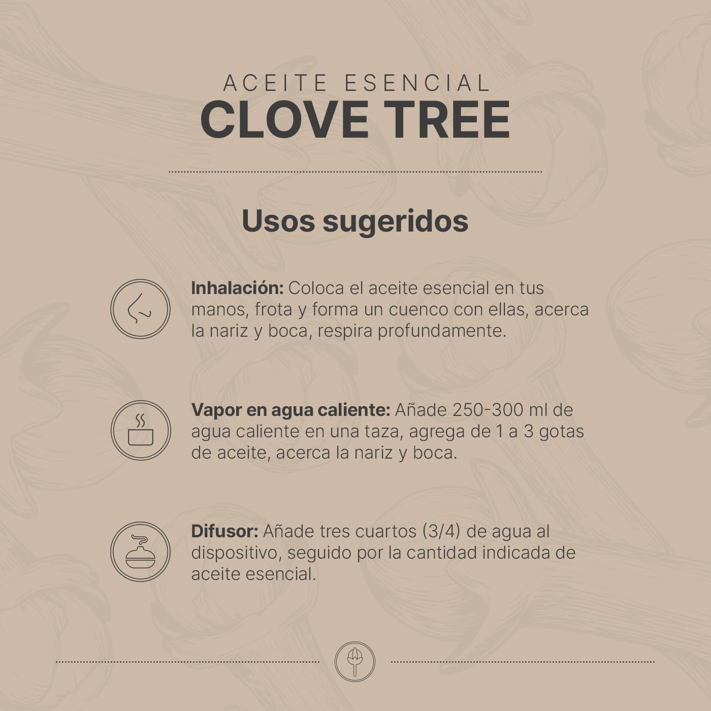 Aceite Esencial B Life Clavo Ingredientes Puros 50 ml