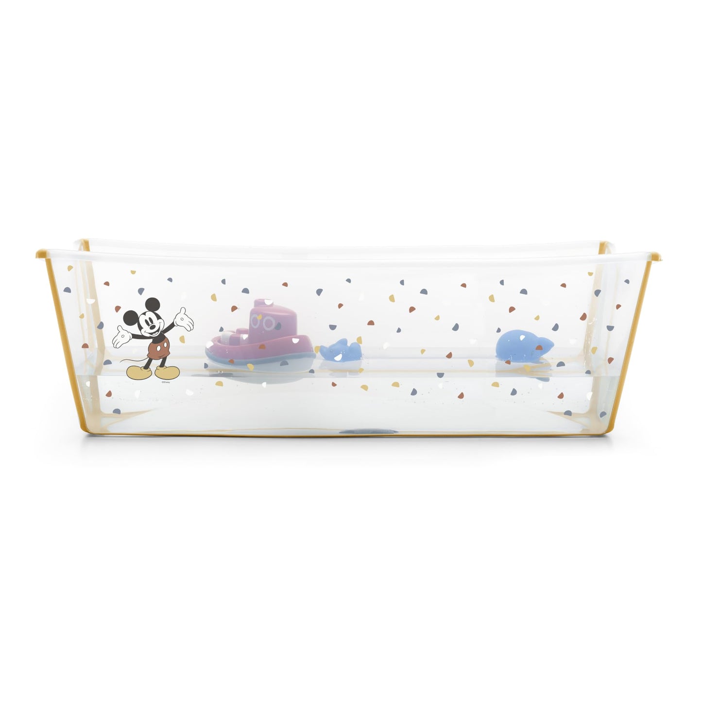 Bañera Stokke Flexi Bath XL, Mickey Celebration - Bañera plegable para bebé - Ligera, duradera y fácil de guardar - Práctica para usar en casa o de viaje - De o a 6 años