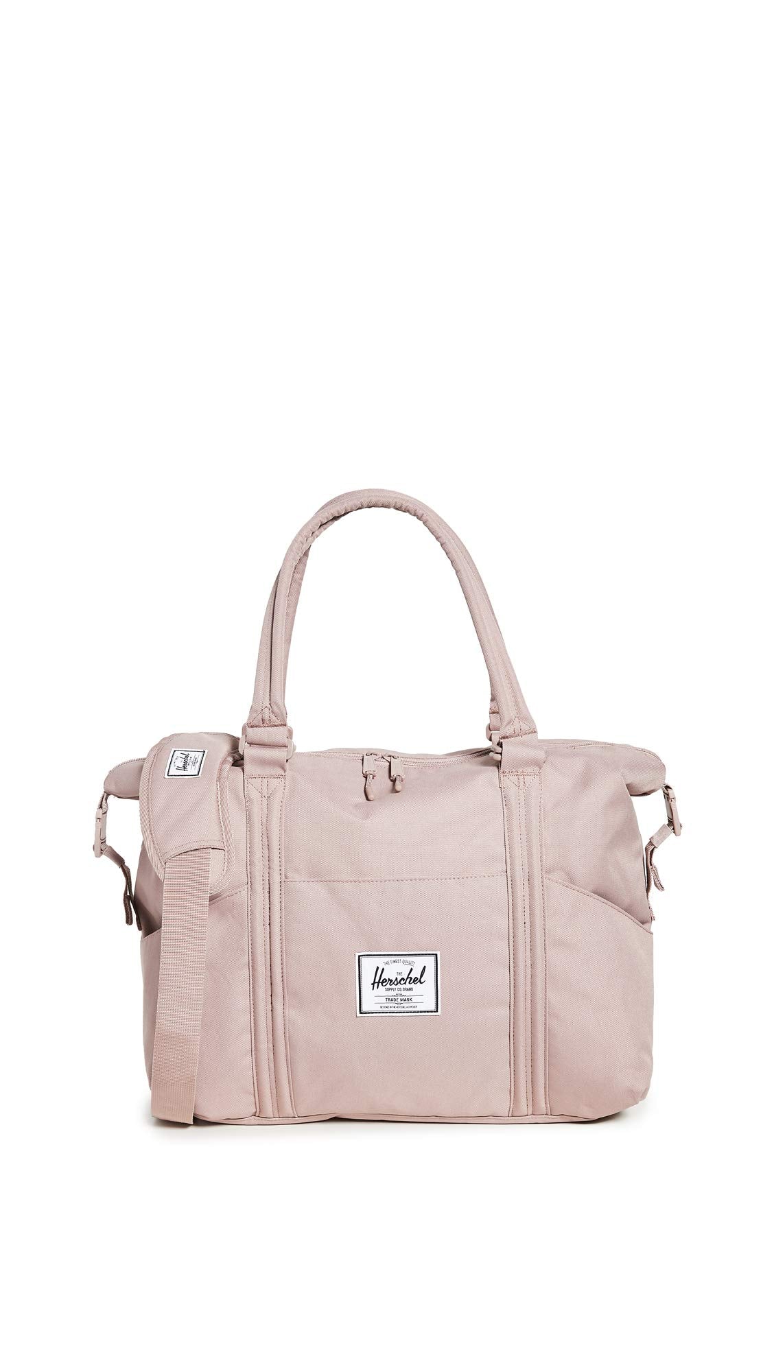 Herschel Supply Co. - Bolsa de pañales para mujer, Rosa ceniza, Una talla, Bolsa de pañales de lona Strand