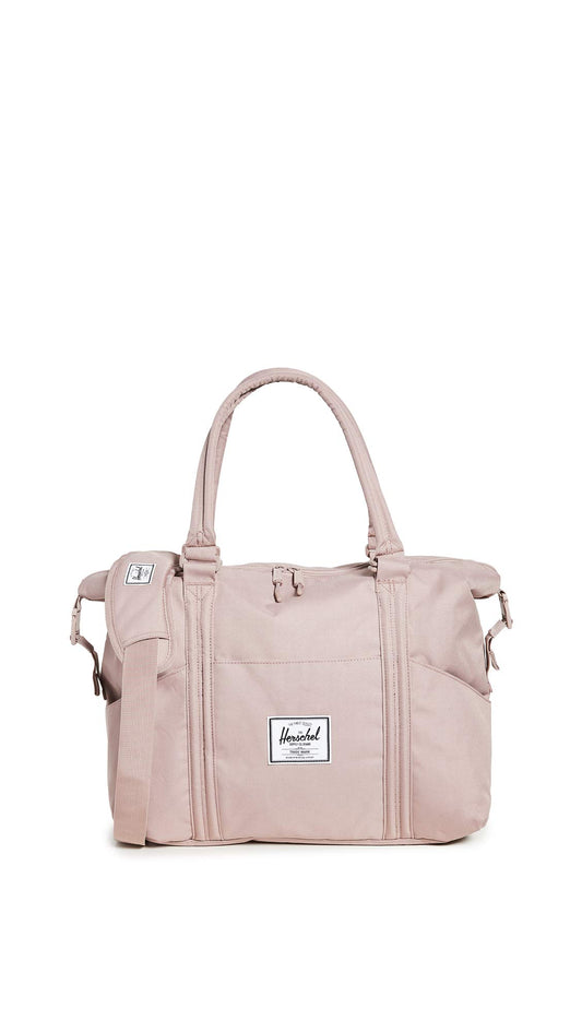 Herschel Supply Co. - Bolsa de pañales para mujer, Rosa ceniza, Una talla, Bolsa de pañales de lona Strand