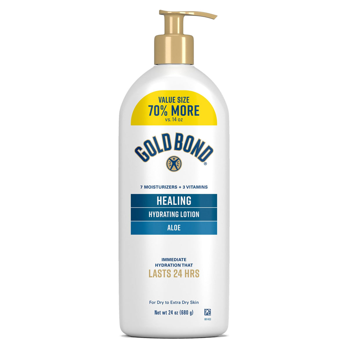 Gold Bond Loción Hidratante Curativa con Aloe