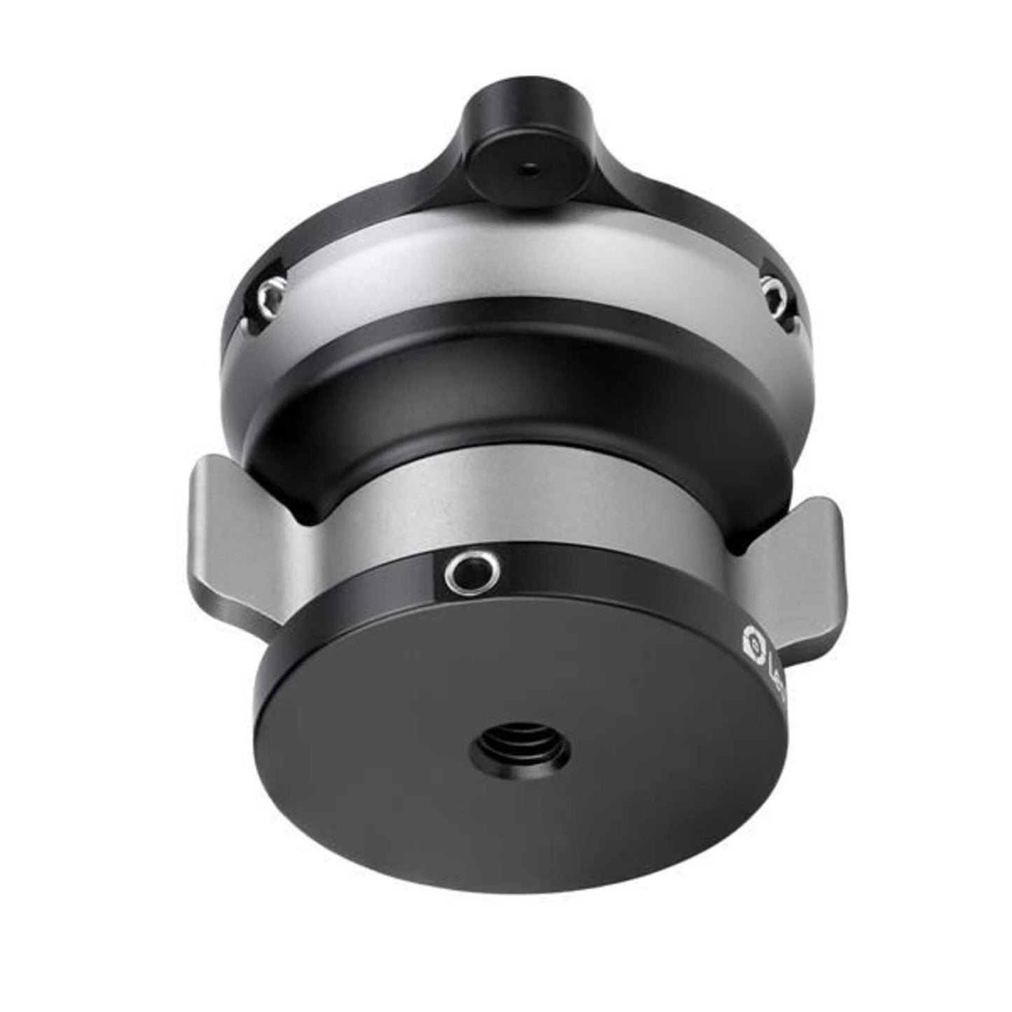 Leofoto LB-65 - Base de nivelación para trípode con cierre de mariposa, 65 mm, carga máxima +/-15° de inclinación
