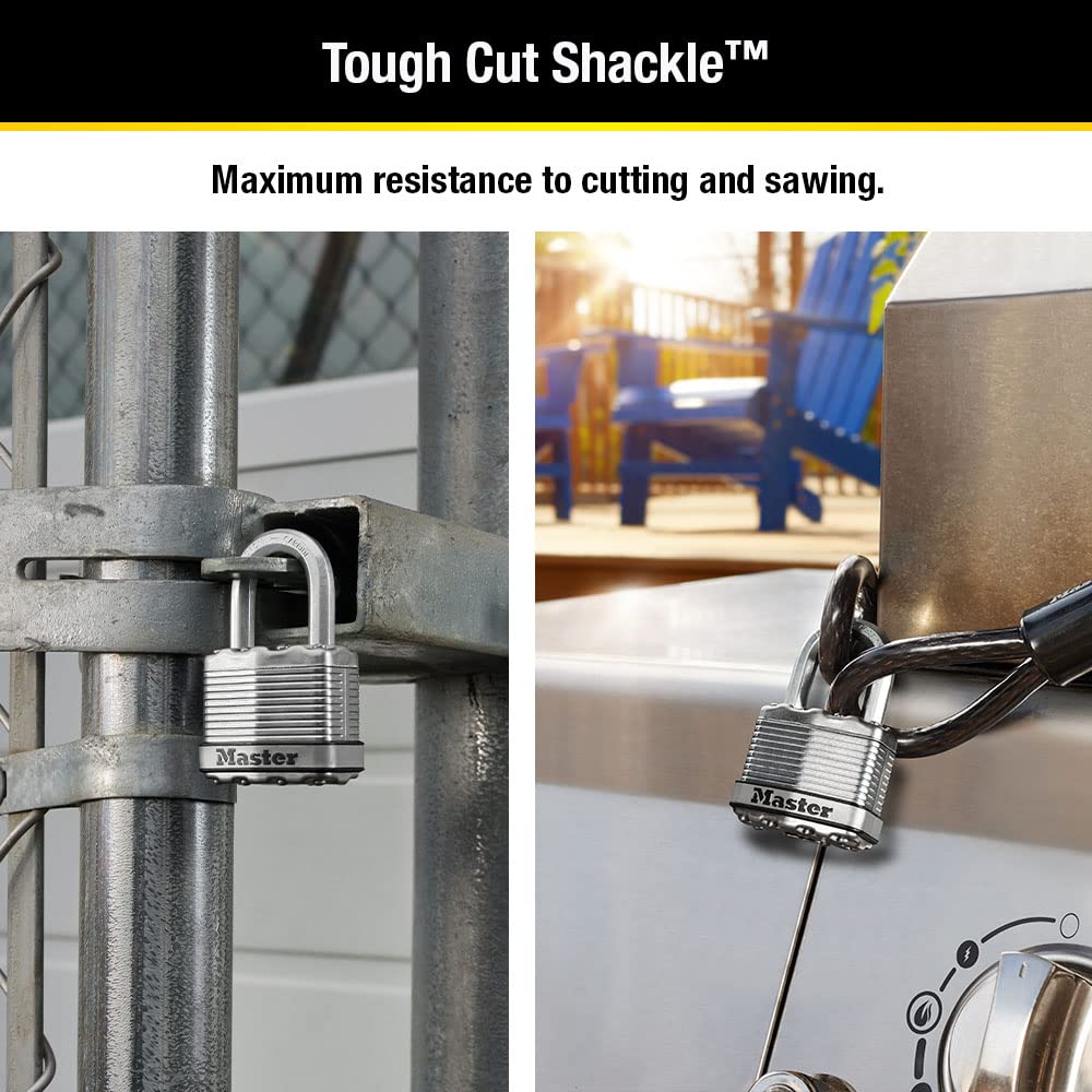 Candado Master Lock Magnum Acero Laminado 4.45 cm 1-Inch Shackle