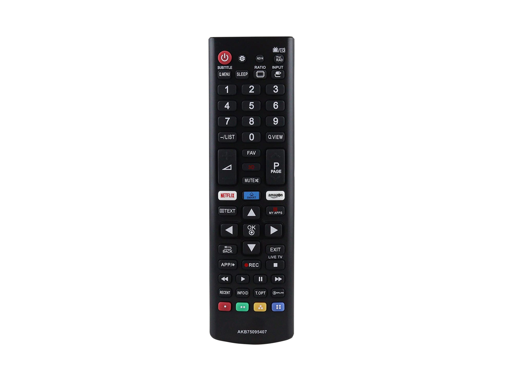 CONTROL EXPERT - Control Compatible con LG Universal Smart TV AKB75095307 AKB75095308 AKB74915304 AKB75375604