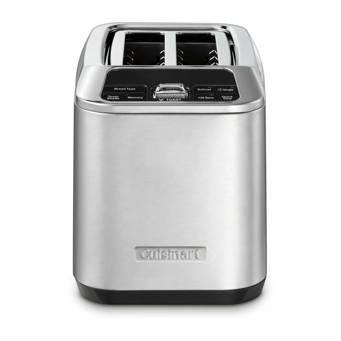 Cuisinart CPT-520 tostador motorizada de 2 rebanadas, acero inoxidable/negro