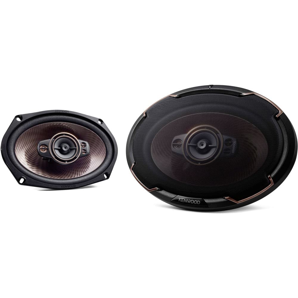 Kenwood KFC-PS6996 - Altavoces de Rango Completo de 5 vías de Rendimiento para Coche (700 W, 6 x 9 Pulgadas)