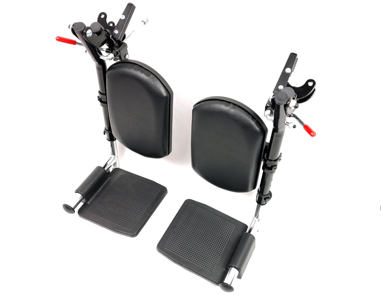 Reposapiés Elevables ReyjiuMed Compuesto con Almohadilla Acolchada para Silla de Ruedas Reclinable y Estándar