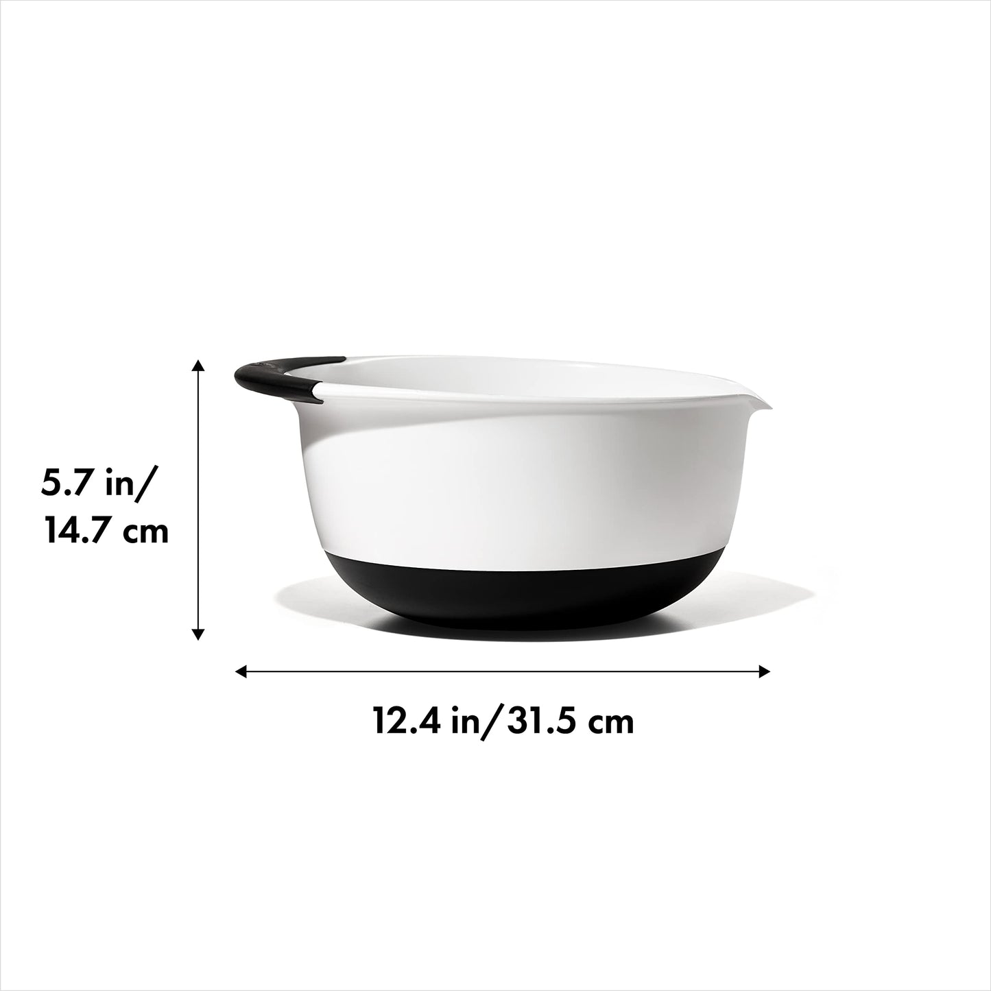 Tazón Plástico y Silicón Oxo Multicolor 4.731 Litros