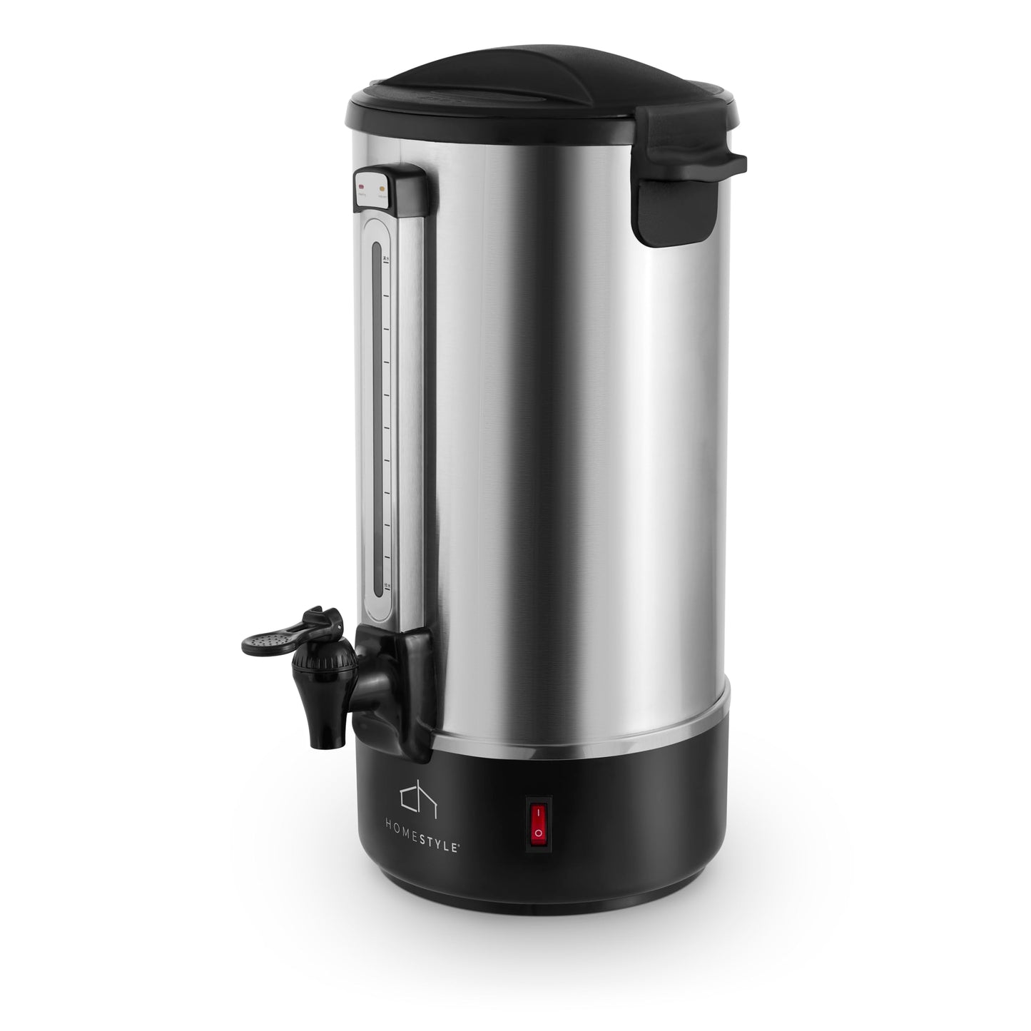 Cafetera Percoladora Homestyle 50 Tazas, Acero Inoxidable, Sistema de Percolación para Café Intenso