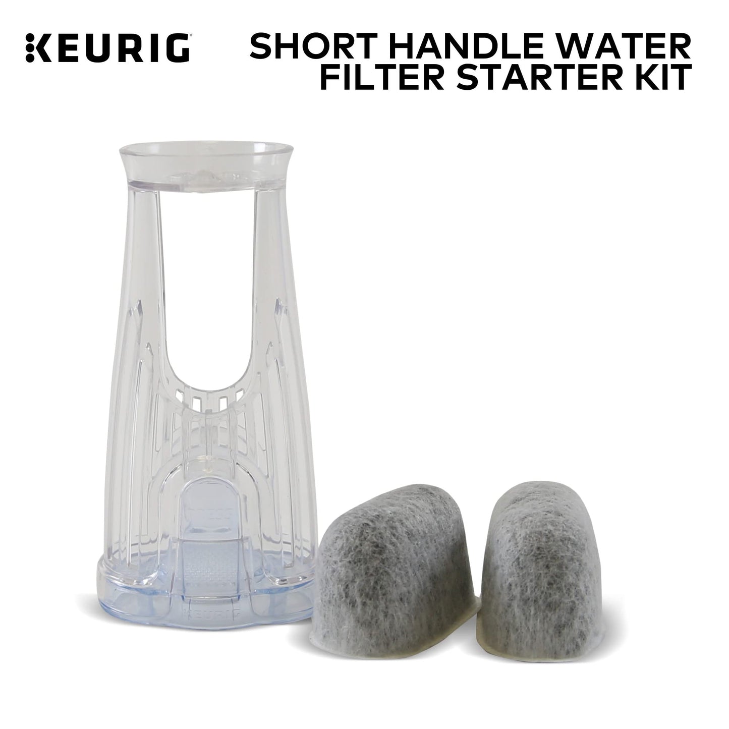 Keurig - Kit de iniciación de filtro de agua, depósito trasero, 1 unidad (paquete de 1), color blanco