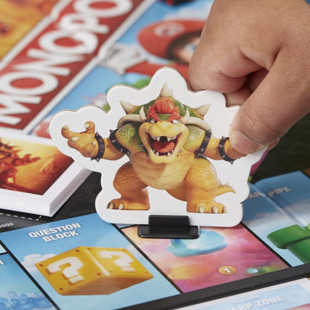 Juego de Mesa Monopoly Super Mario Bros Token Bowser para Fans