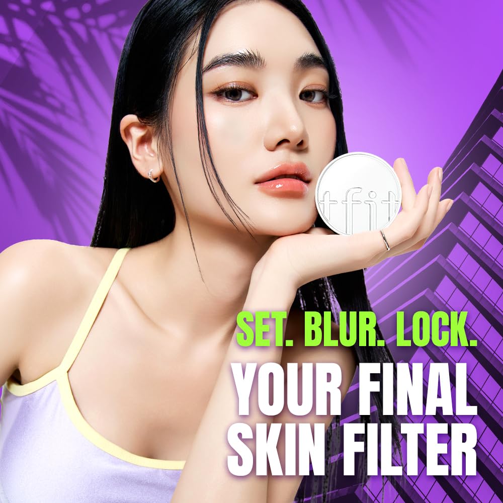 TFIT Translucent Set Finishing Powder, Polvo Suelto Ultraligero con Cobertura Natural Moderada para Tonos de Piel No.35–37, Blurring de Poros, Acabado Aterciopelado, Envase con Malla, Maquillaje Coreano, 05-7g (2.3 DEEP BEIGE)