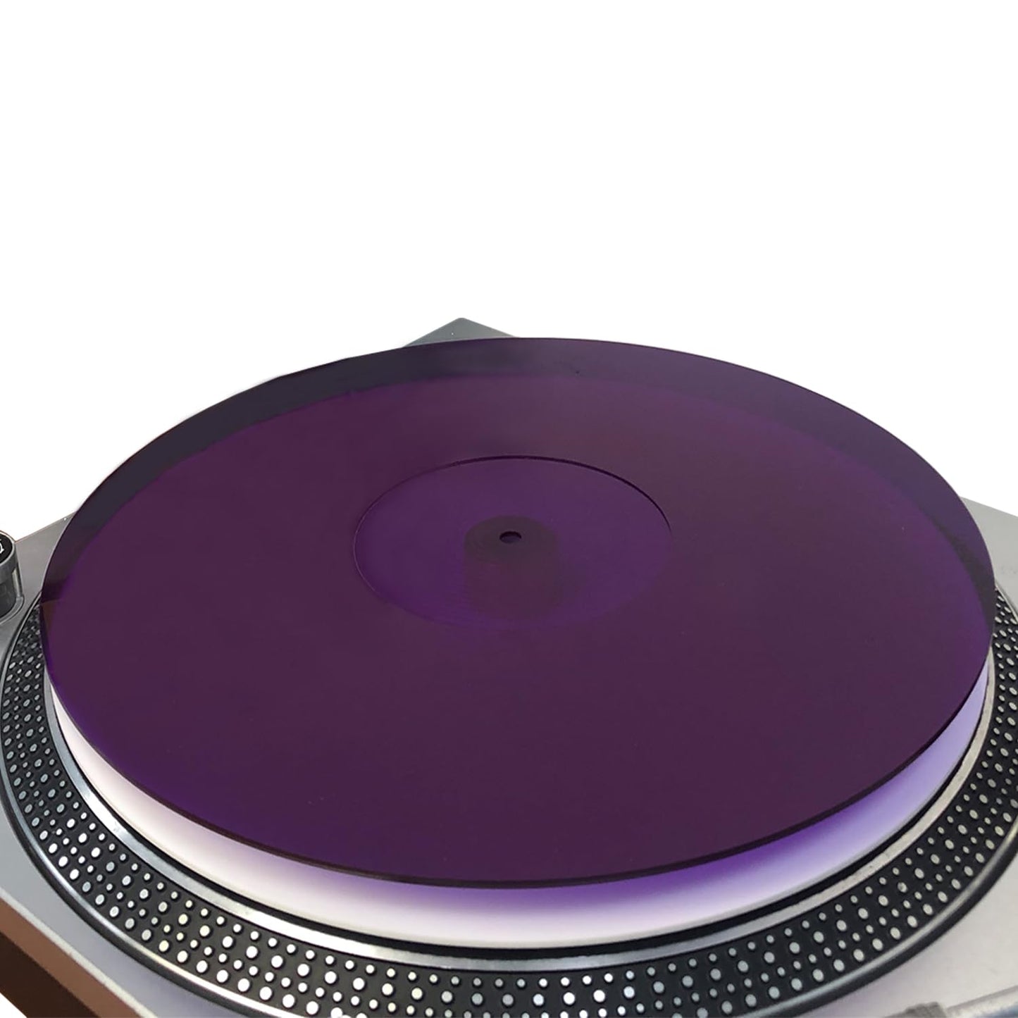 Tapete de acrílico para plato giratorio - Alfombrilla de vinilo para tocadiscos de 12 pulgadas - Reduce el ruido y mejora la calidad del sonido y proporciona graves más ajustados - Alfombrilla