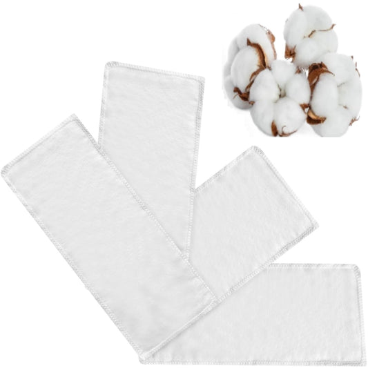 Cogetoro 2Pcs Organic Cotton Triple Layer Flannel for Castor Oil Pack，Reusable Castor Oil Pack for Liver Detox