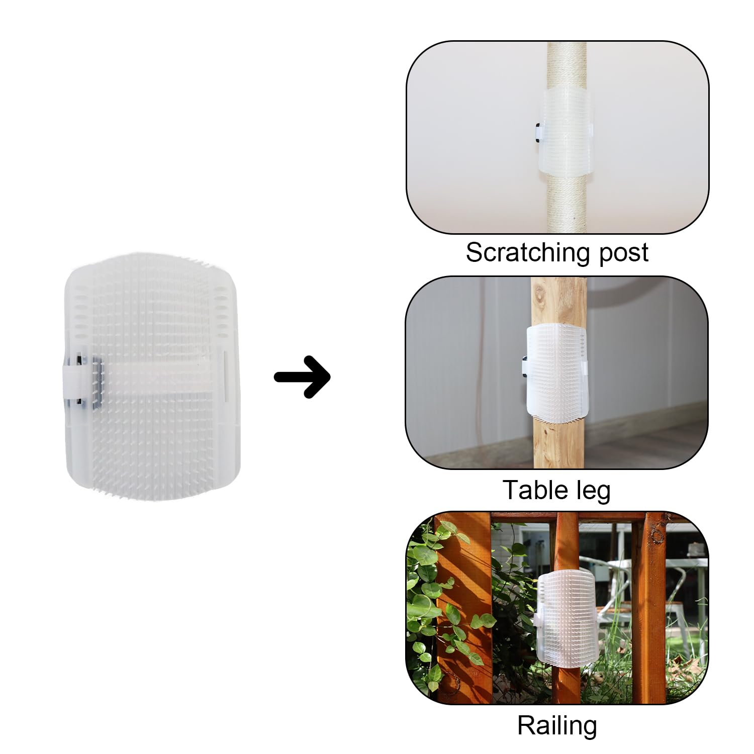 Poste Rascador para Gatos PEEKAB Beige con Bola de Pista y Juguetes para Gatitos de Interior