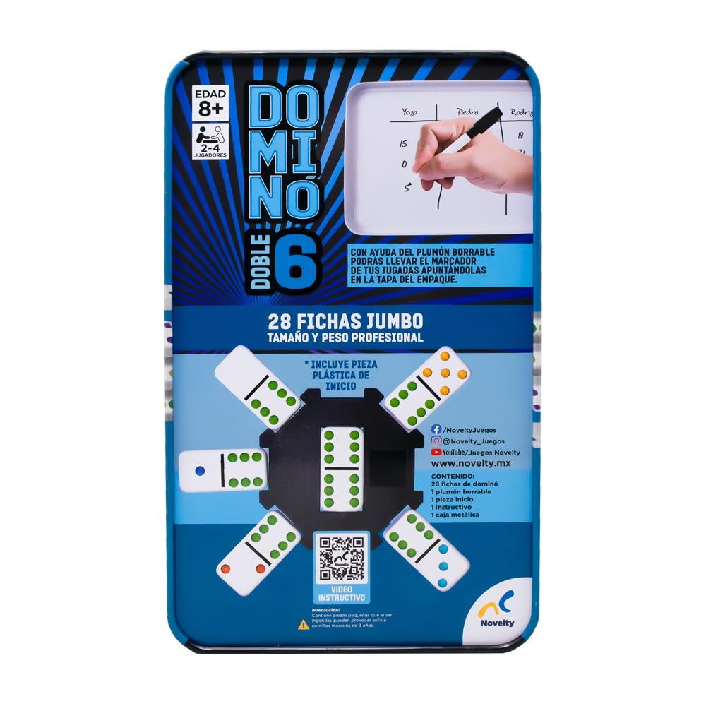 Hikyskin - Dominó Doble 6, empaque puede variar