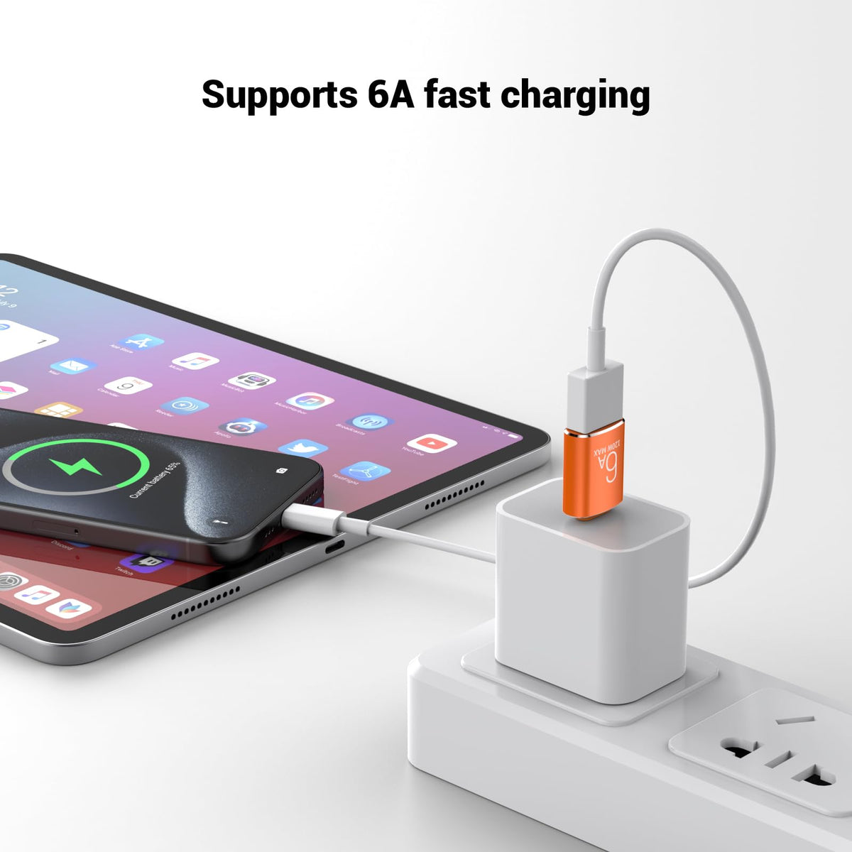Adaptador USB C Pastall 10 Gbps 120 W USB3.1