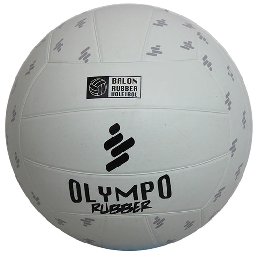 Balón Voleibol Oka Olympo Rubber N°5 Interior Y Exterior (Blanco)
