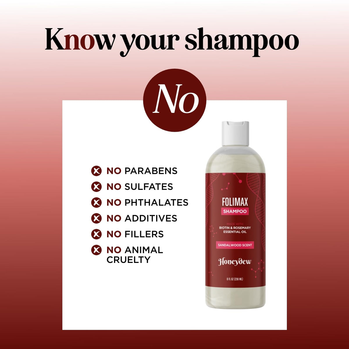 Champú Potente Anticaída 100% Natural con Biotina Romero y Aceite de Coco para Mujer y Hombre
