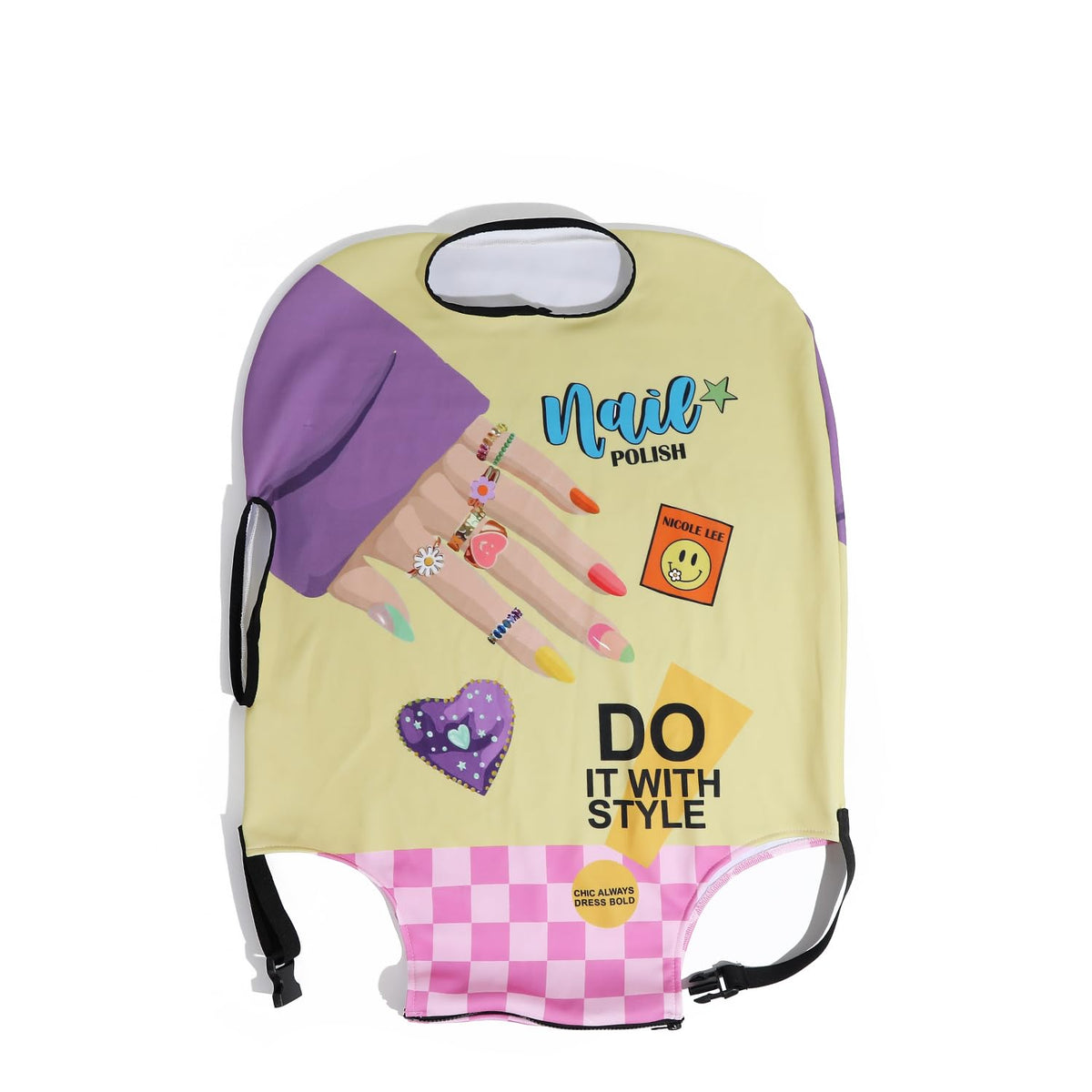 Funda para Maletas de Nicole Lee Print Nail Polish SS25