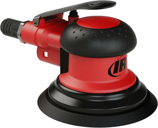 Ingersoll Rand 5151-5-HL Lijadora de aire orbital aleatoria de 5", órbita 3/16, gancho y bucle, 12,000 RPM, 0.3 HP