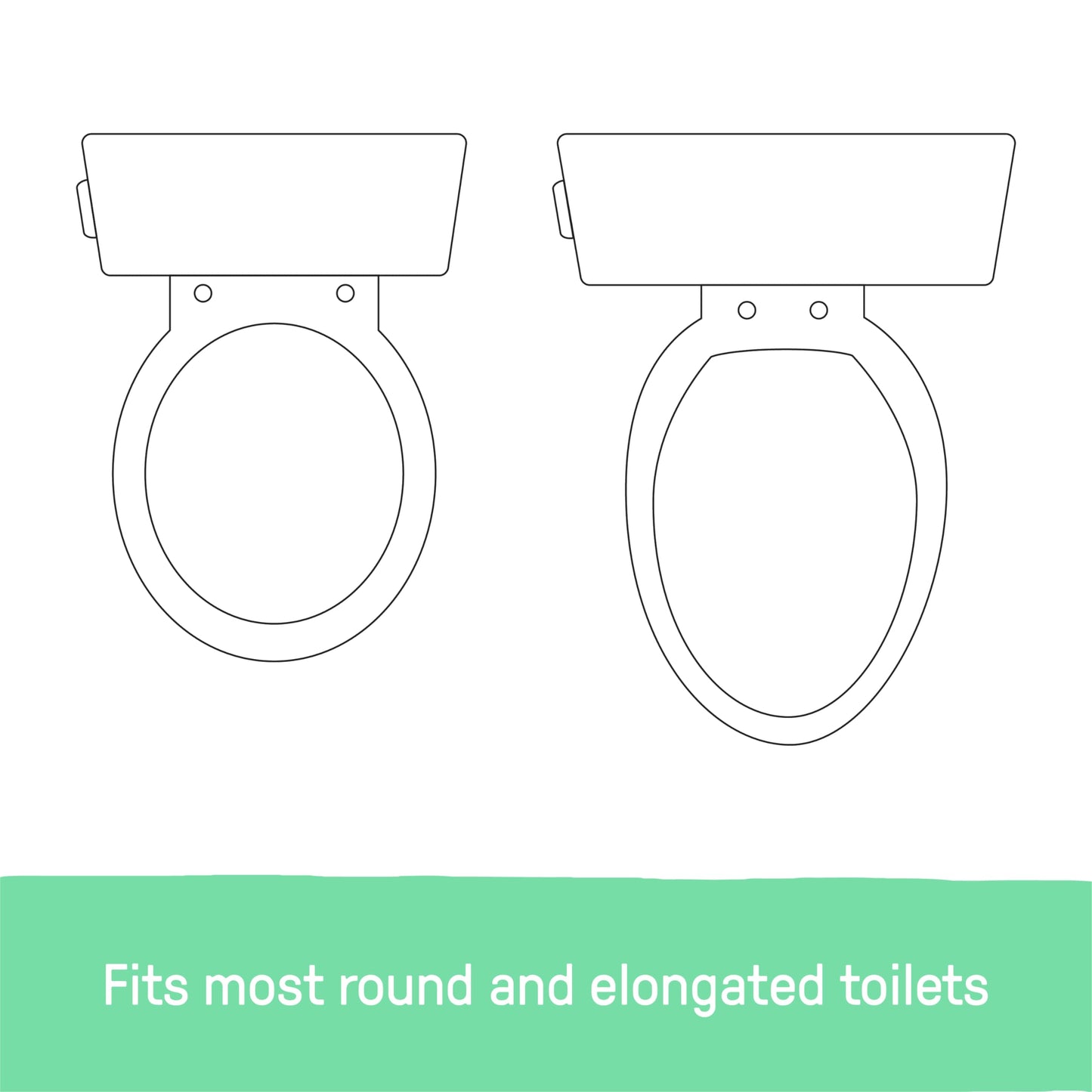 Ingenuity: ity by Ingenuity - Asiento para ir al baño, 2 unidades, color blanco, fácil de instalar y quitar, asiento de entrenamiento para ir al baño que se fija al asiento de inodoro de adultos