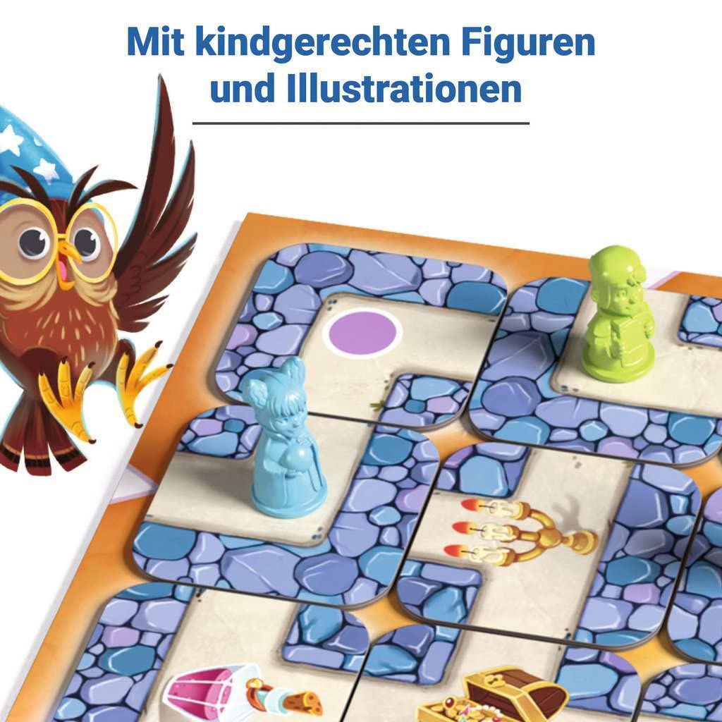 Juego de Mesa Ravensburger Labyrinth Junior The Moving Maze para niños a partir de 4 años