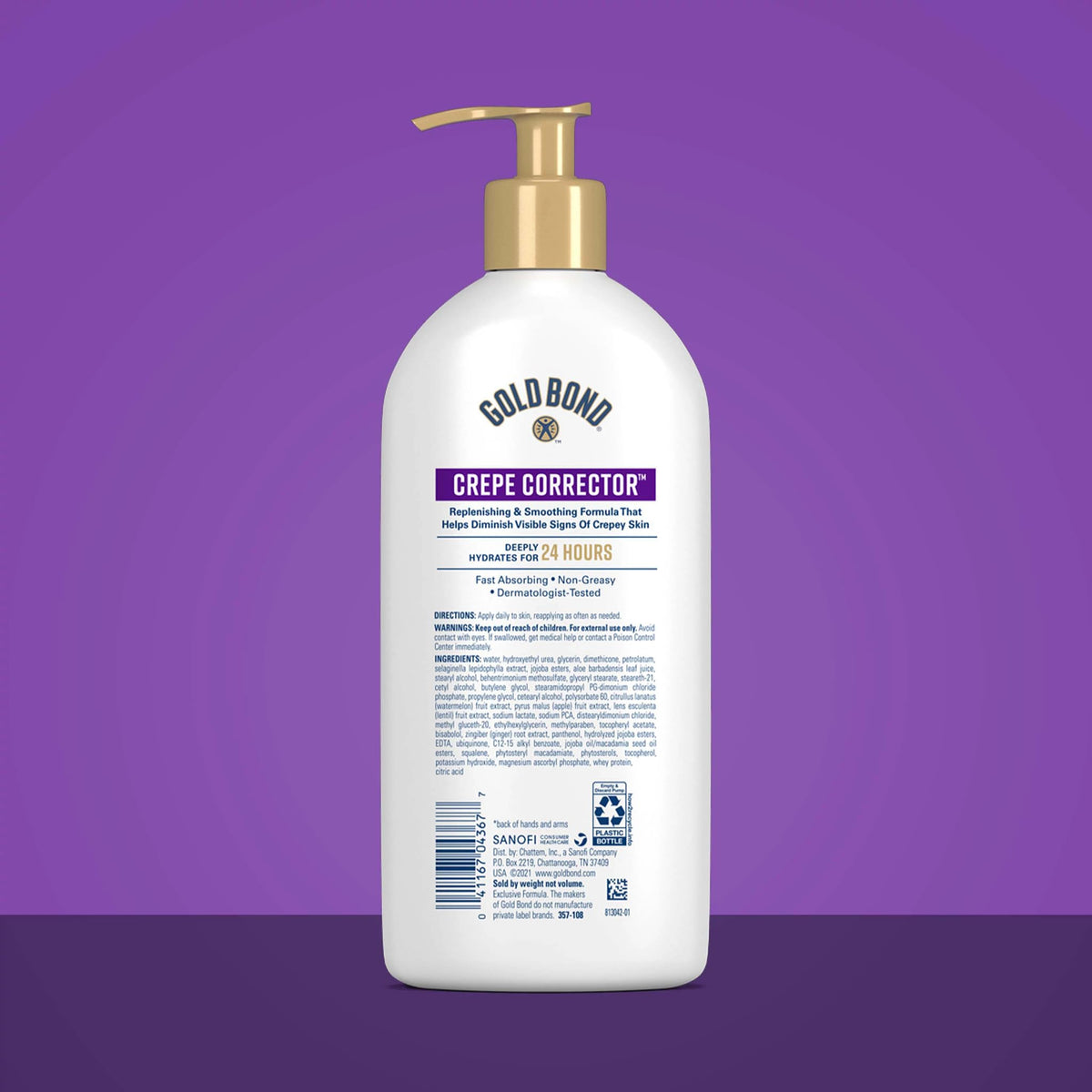 Gold Bond Age Renew Crepe Corrector Body Lotion, Replenishing & Smoothing Formula, 14 oz.