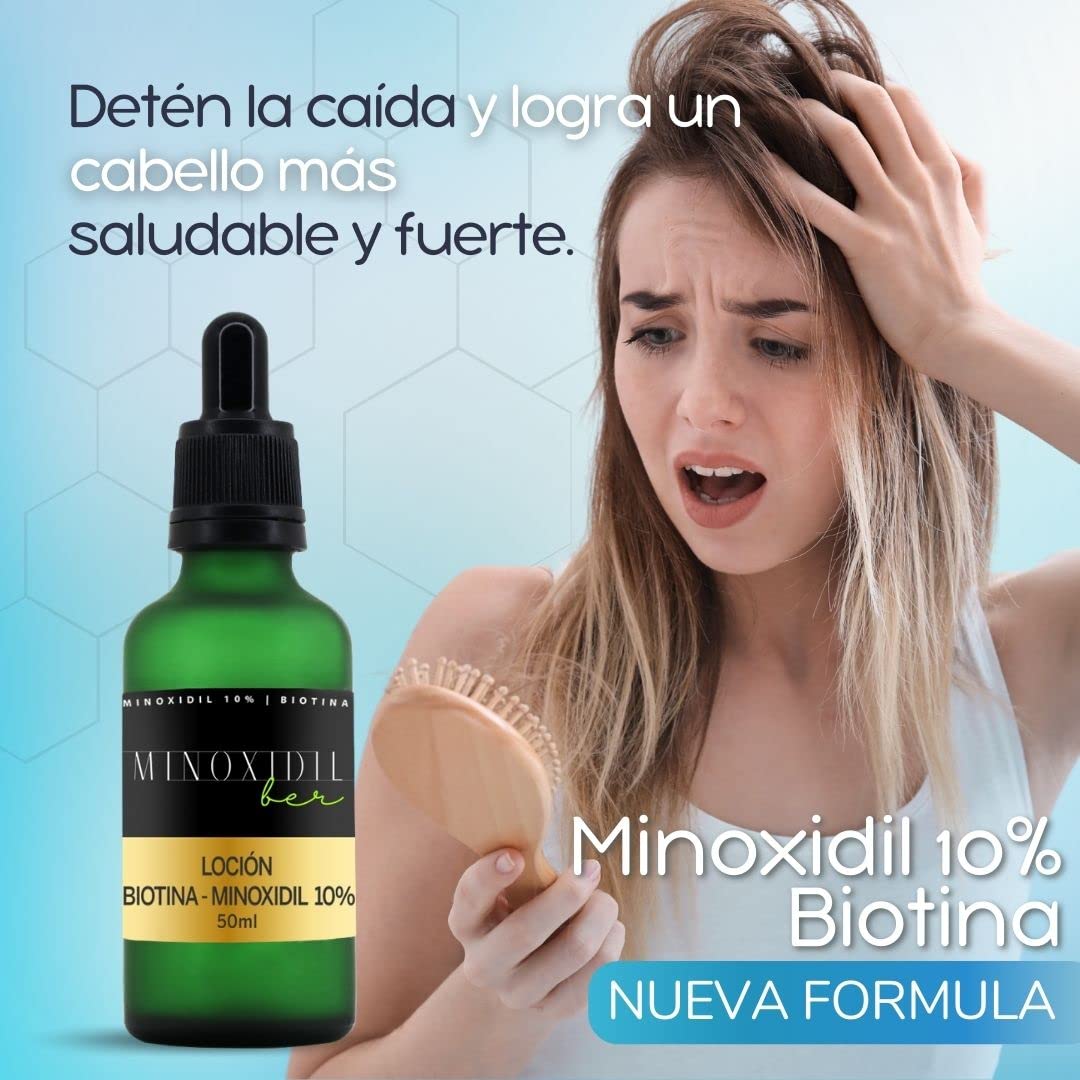 Tratamiento para Cabello y Barba con Biotina 10% Unisex 2 Frascos