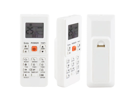 LIDERT Control Aire Acondicionado Universal Remplazo Compatible con Mirage, York, LG, Samsung Programación Automática, Compatibilidad Directa para más de 1000 Marcas Control Expert
