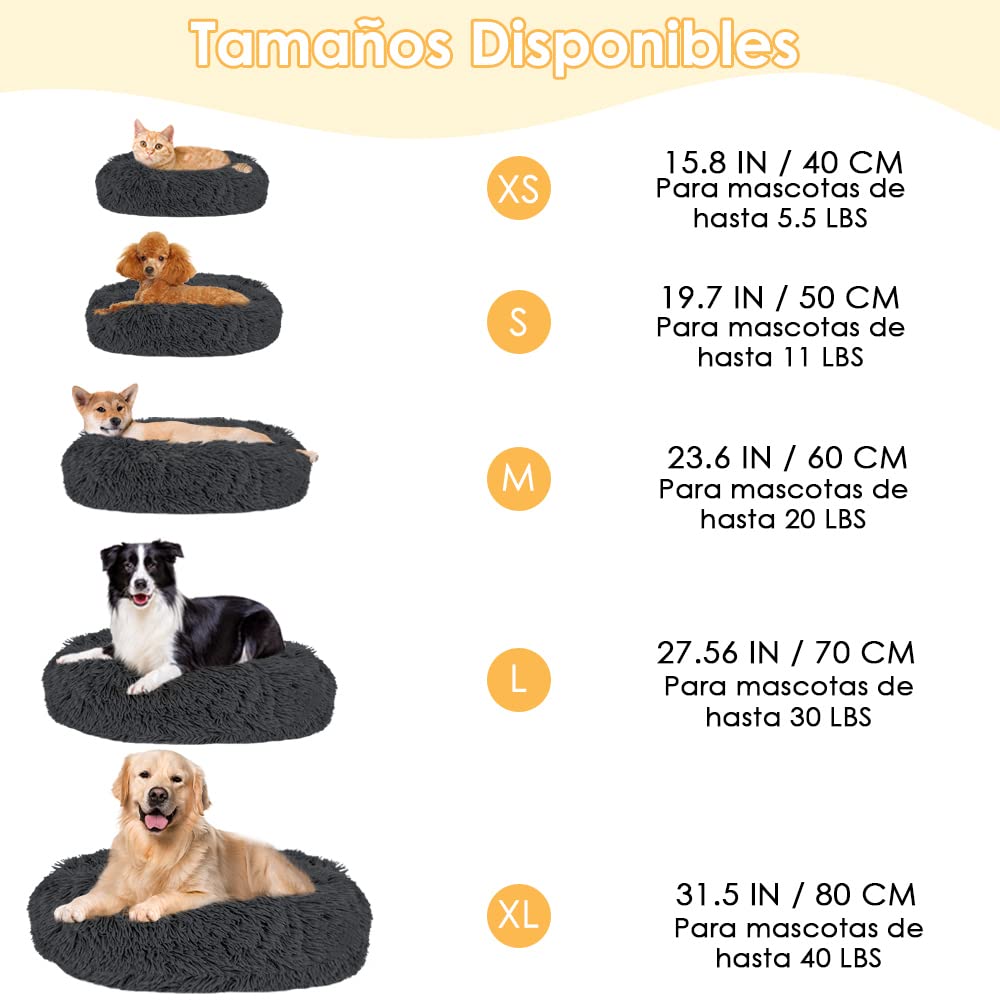Cama para Mascotas SlowTon Felpa Suave Antideslizante Impermeable y Cómoda