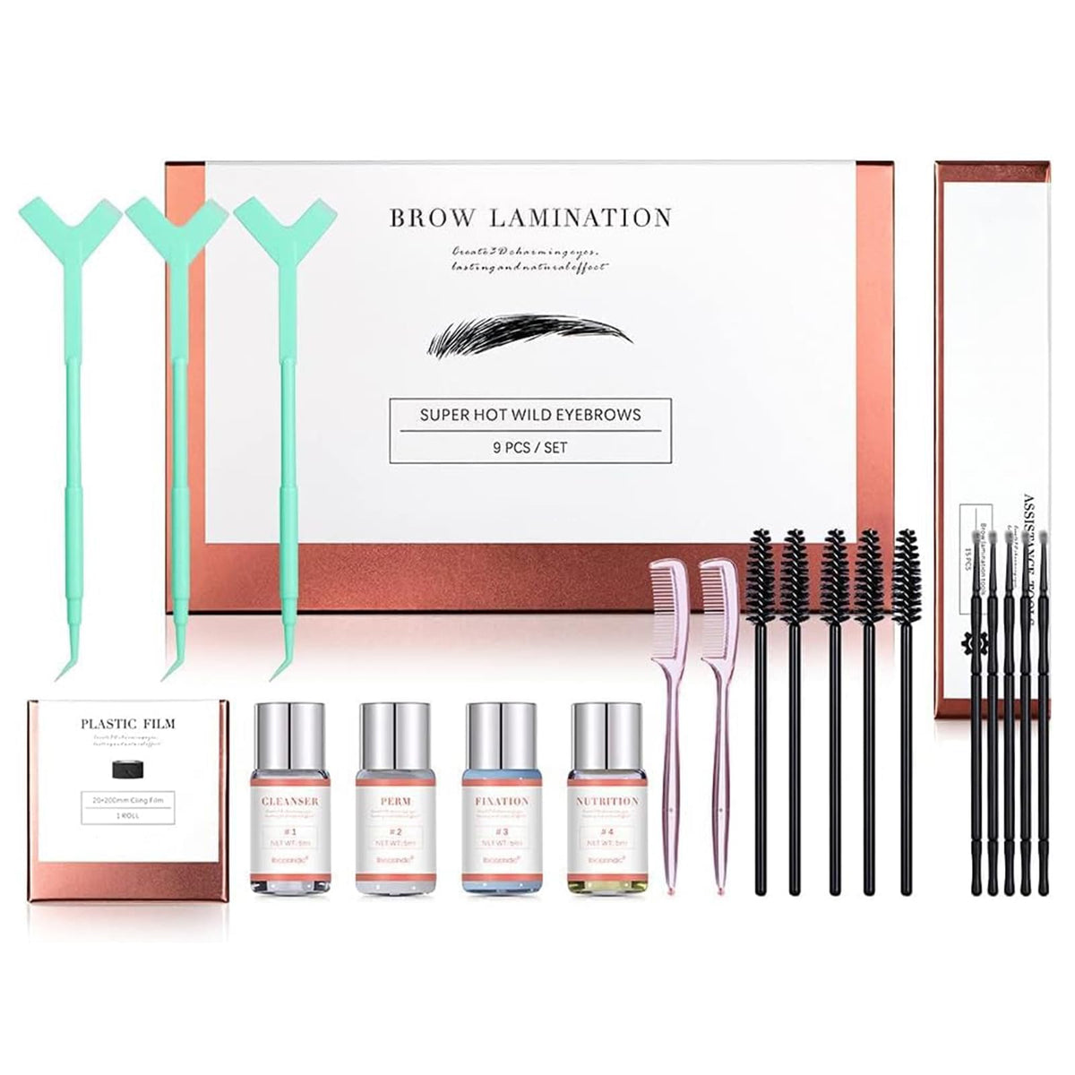 Kit de Laminación de Cejas Aofong Profesional con Queratina