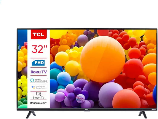 TCL Television De 32 Pulgadas 32S357 Class Full HD 1080p LED Smart TV Funciona con Alexa y Asistente Google (Reacondicionado)