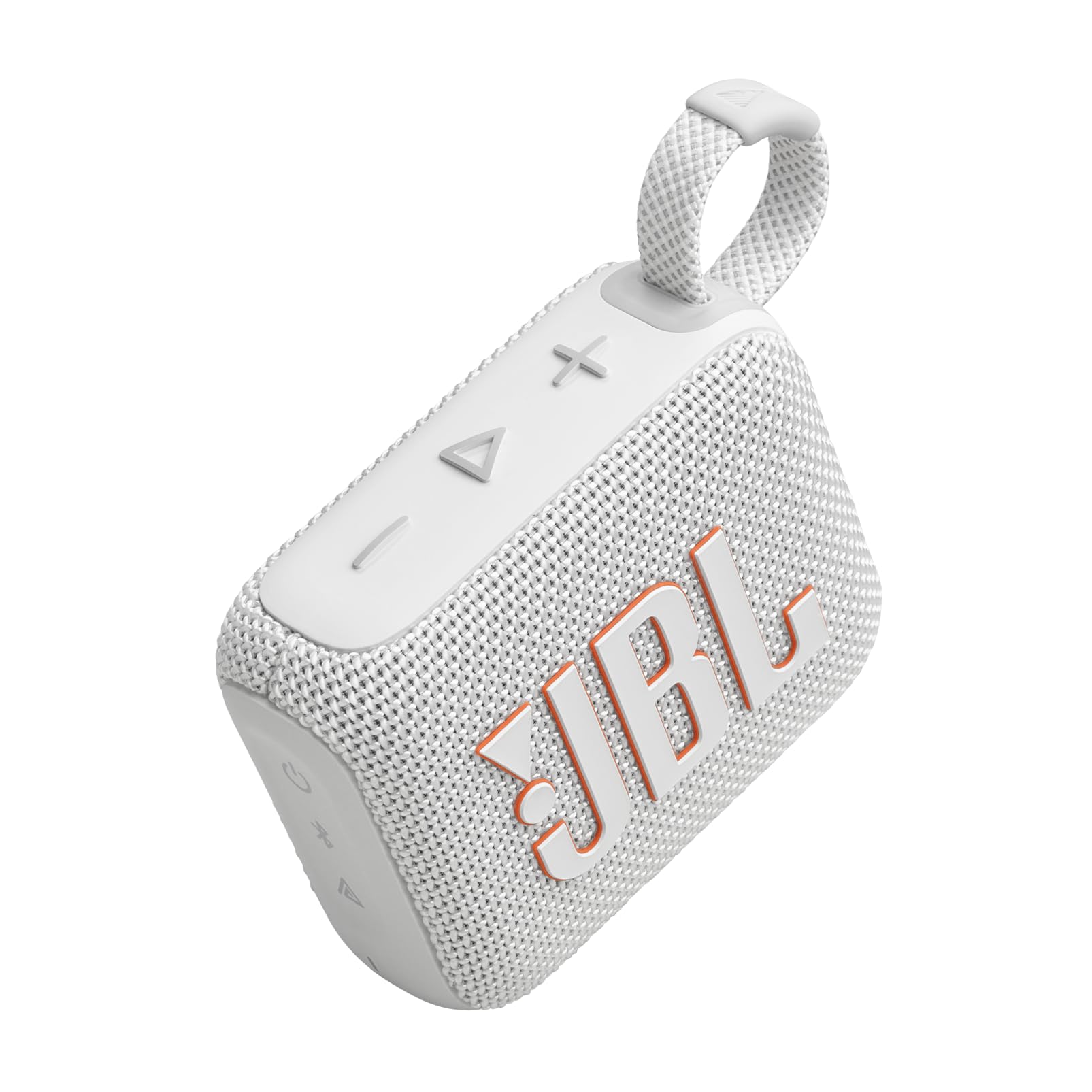 JBL Go 4 Bocina Portátil Bluetooth, 4.2W de Potencia, Reproducción 7 Horas, Resistente al Agua y al Polvo IP67 - Blanco
