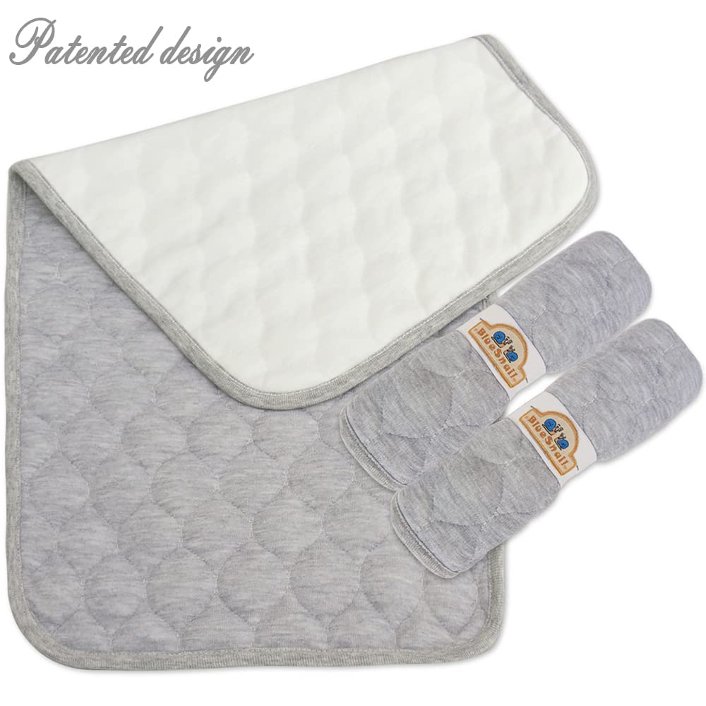 BlueSnail - almohadillas para orejas acolchadas y gruesas e impermeables para cambiar, 3 unidades (gris)