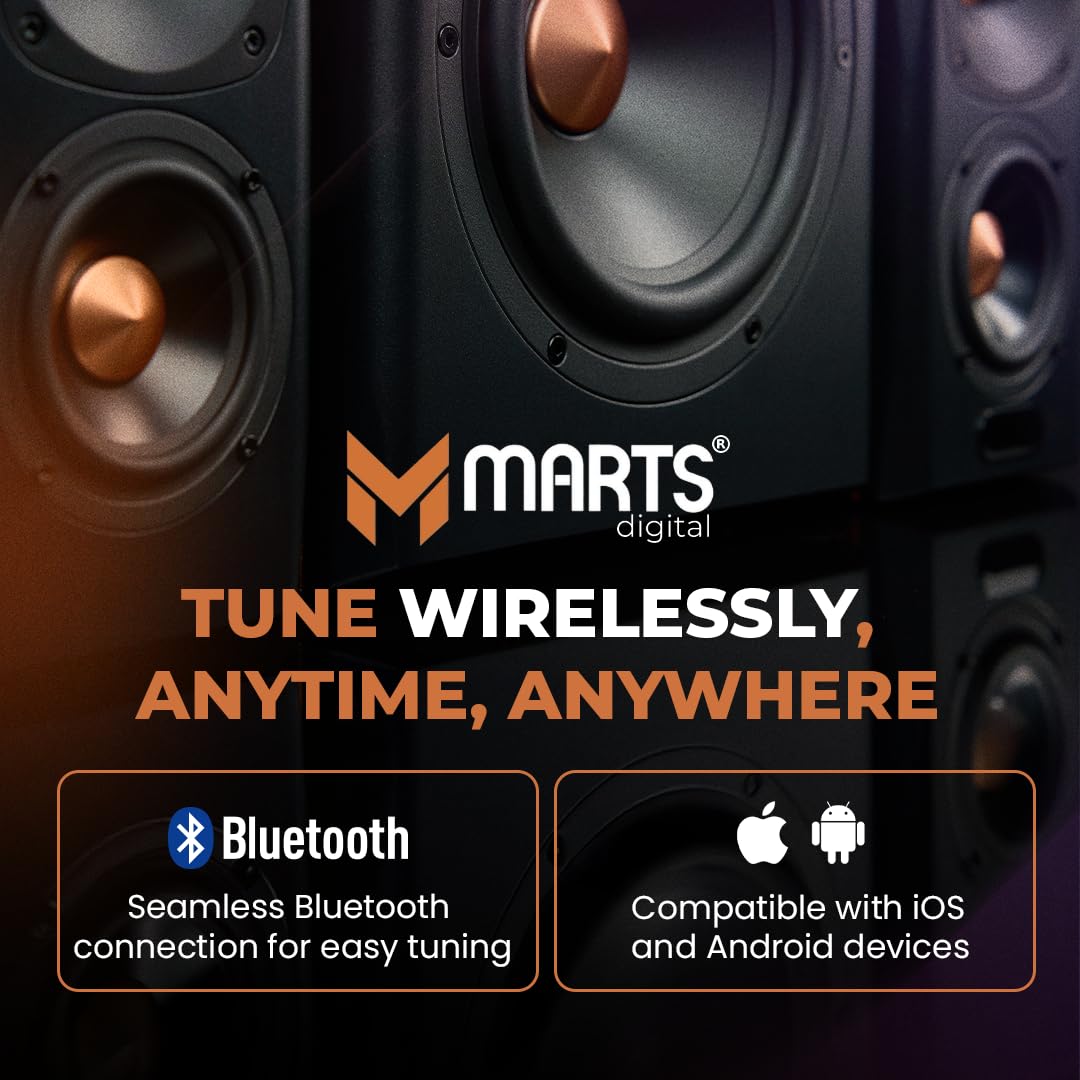 Salida de 8 canales 32 bits 96 KHz Bluetooth Marts Digital DSP / BTX8-DSP