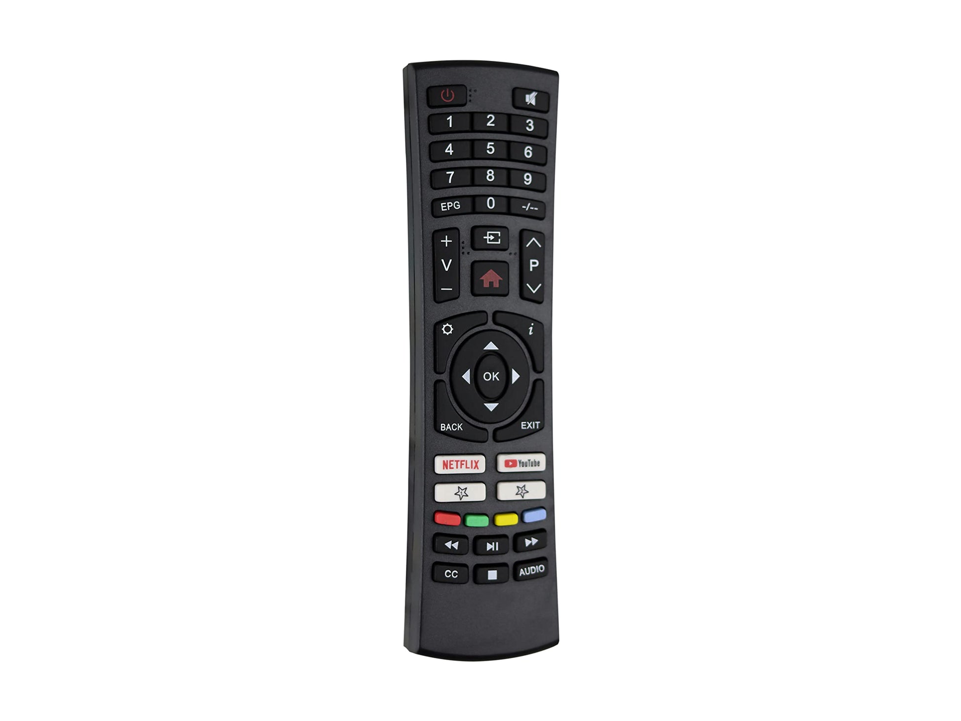 Control Compatible con SANSUI Smx40p28 Y RCA Rtv40p28nf Smart TV Netflix Youtube