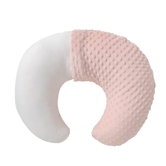 Almohada de Lactancia y Posicionador Rosa Claro, Apoyo y Soporte para el Bebé
