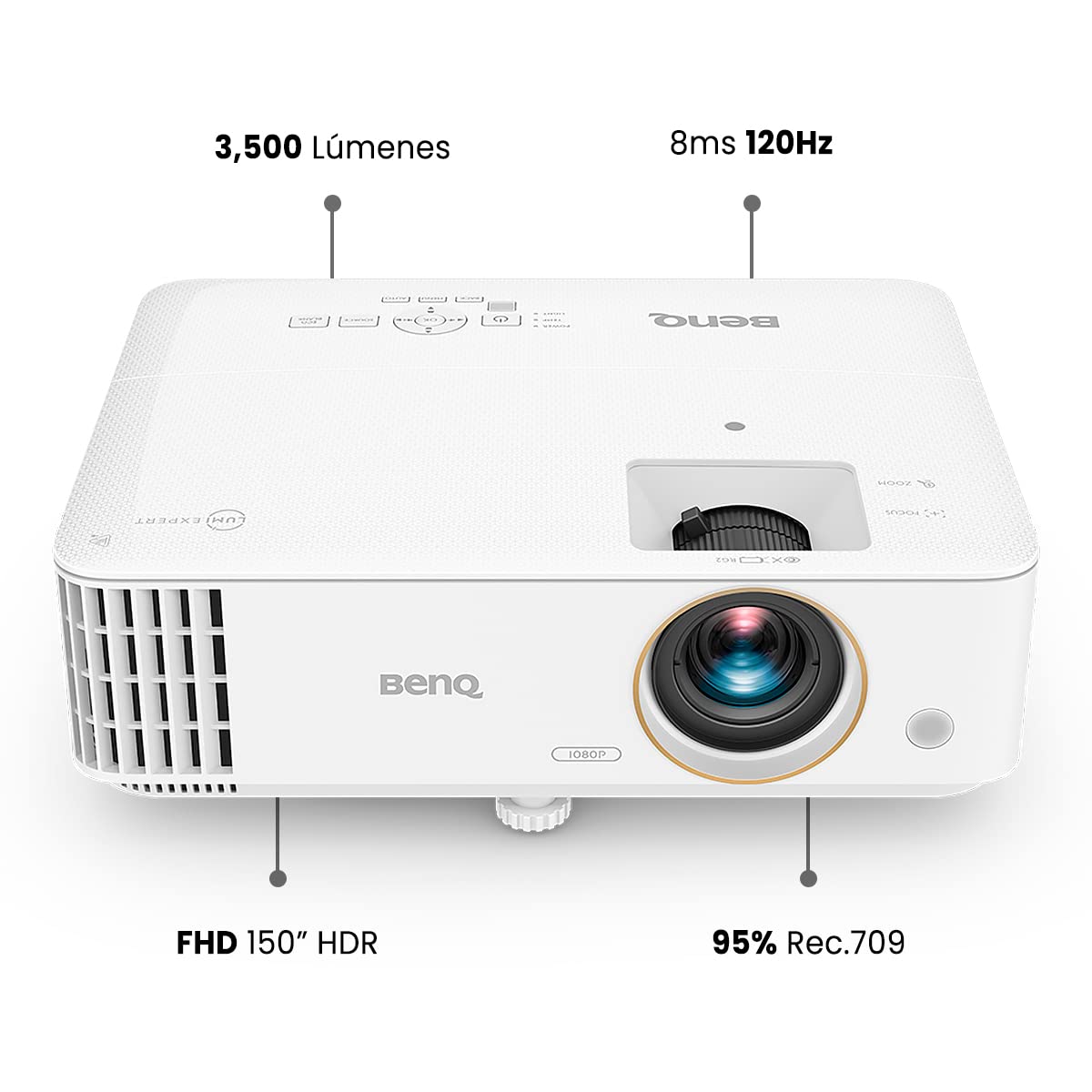 BenQ Proyector Gamer TH685i Full HD (1920x1080) HDMI AndroidTV